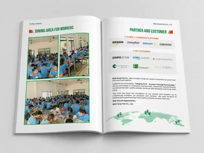 Làm hồ sơ năng lực phần đối tác và khách hàng