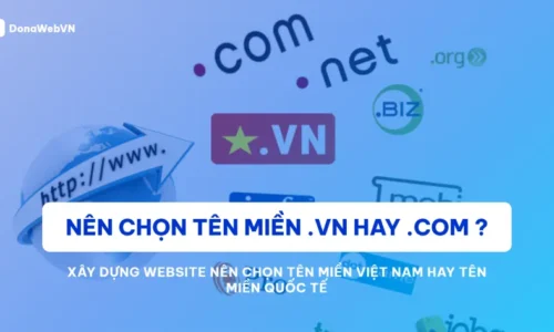 Xây dựng website nên chọn tên miền Việt Nam hay tên miền Quốc Tế ?
